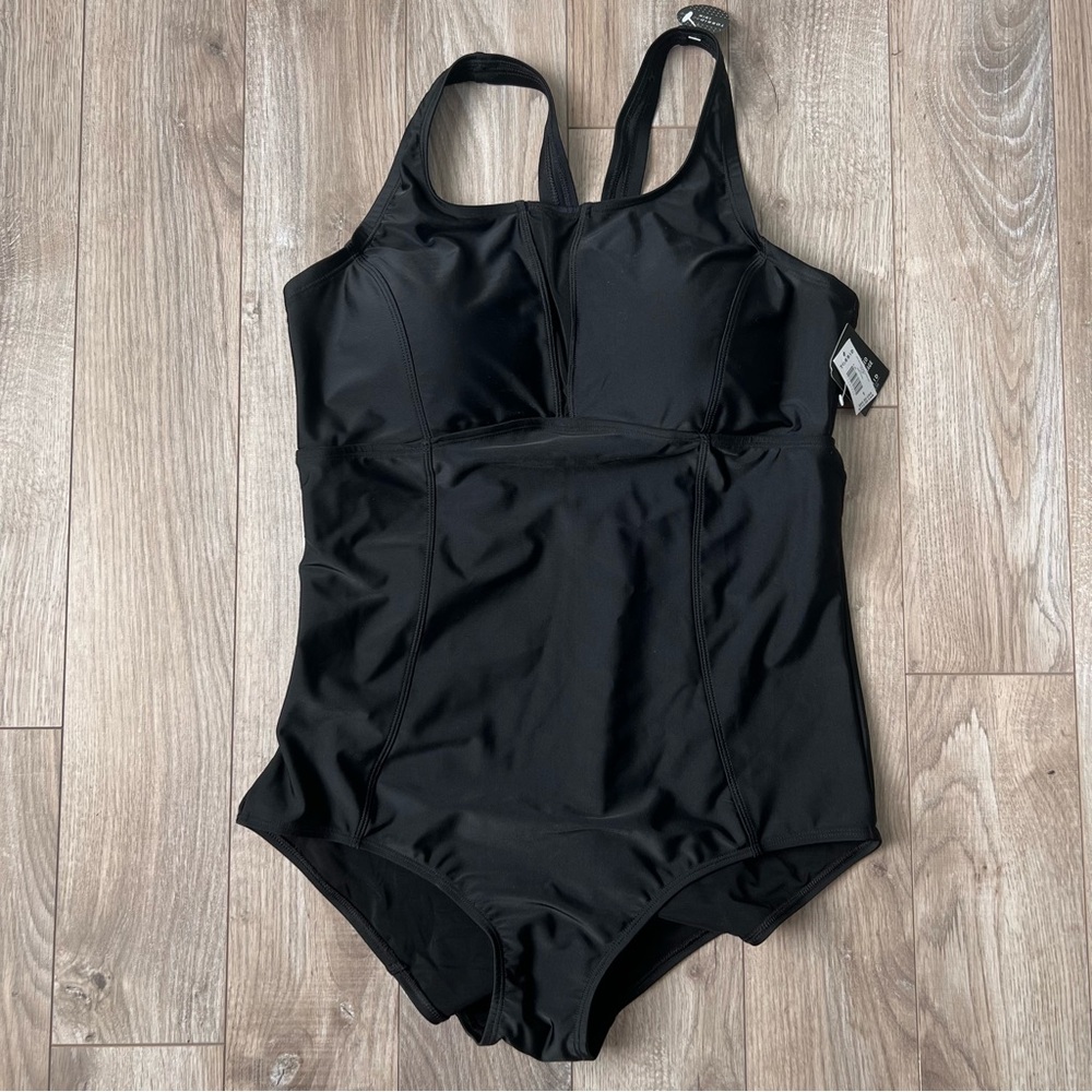 Black Women's One-Piece Swim Suit